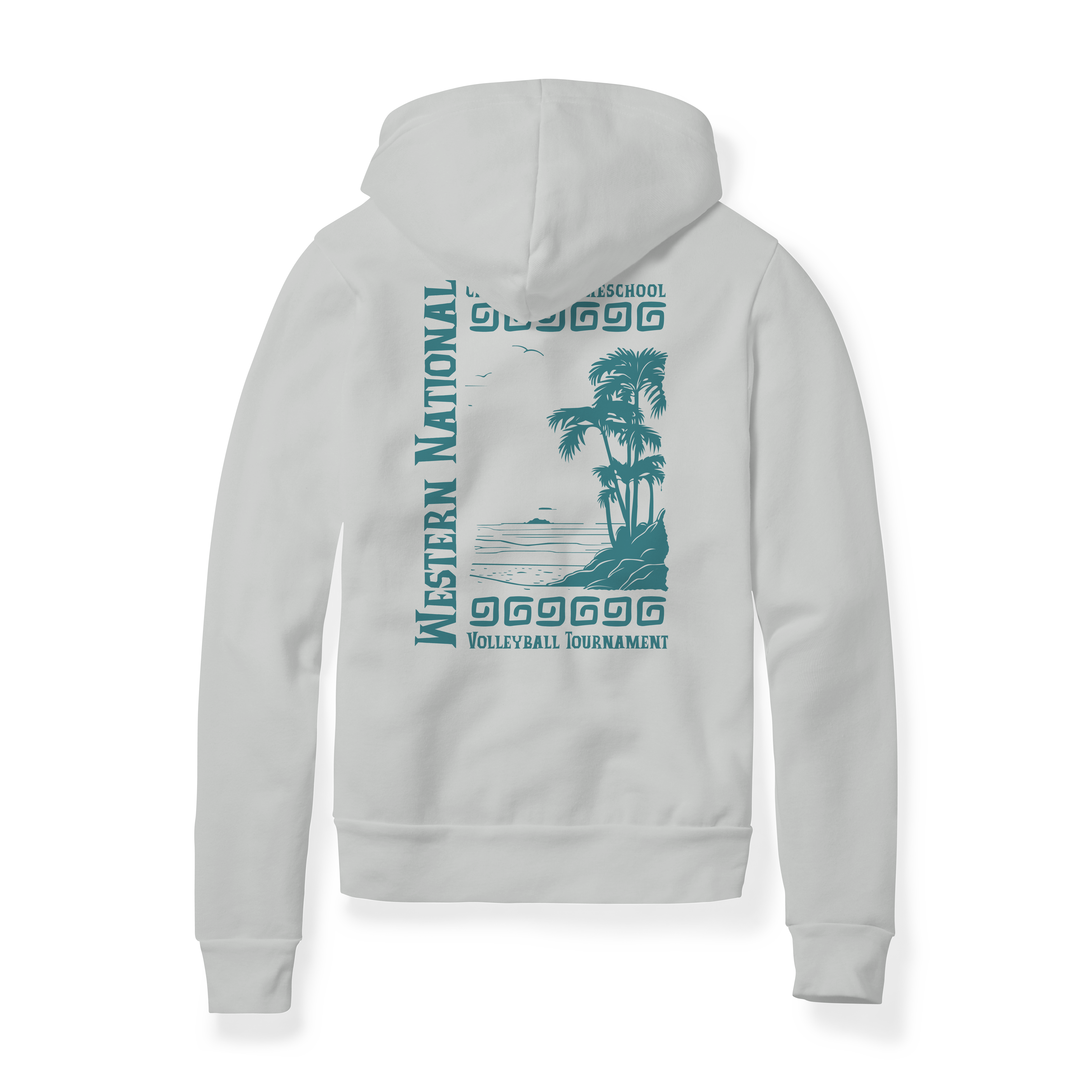 Western Nationals Hoodie Ash — back
