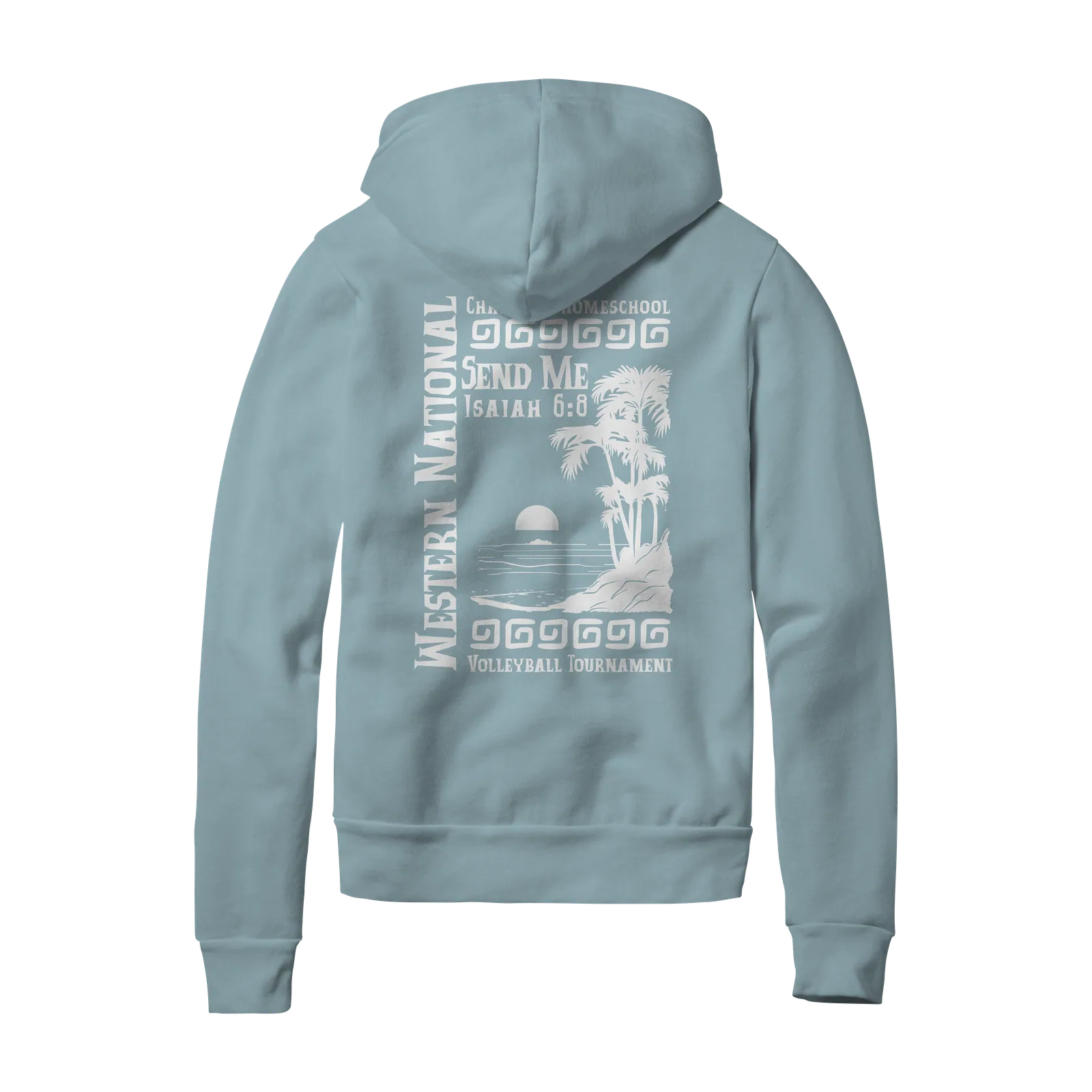 WN26 Hoodie Blue Fog — back