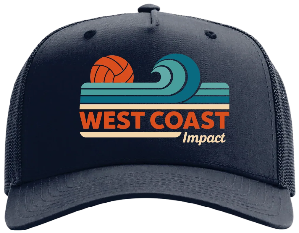 Wave Print Trucker