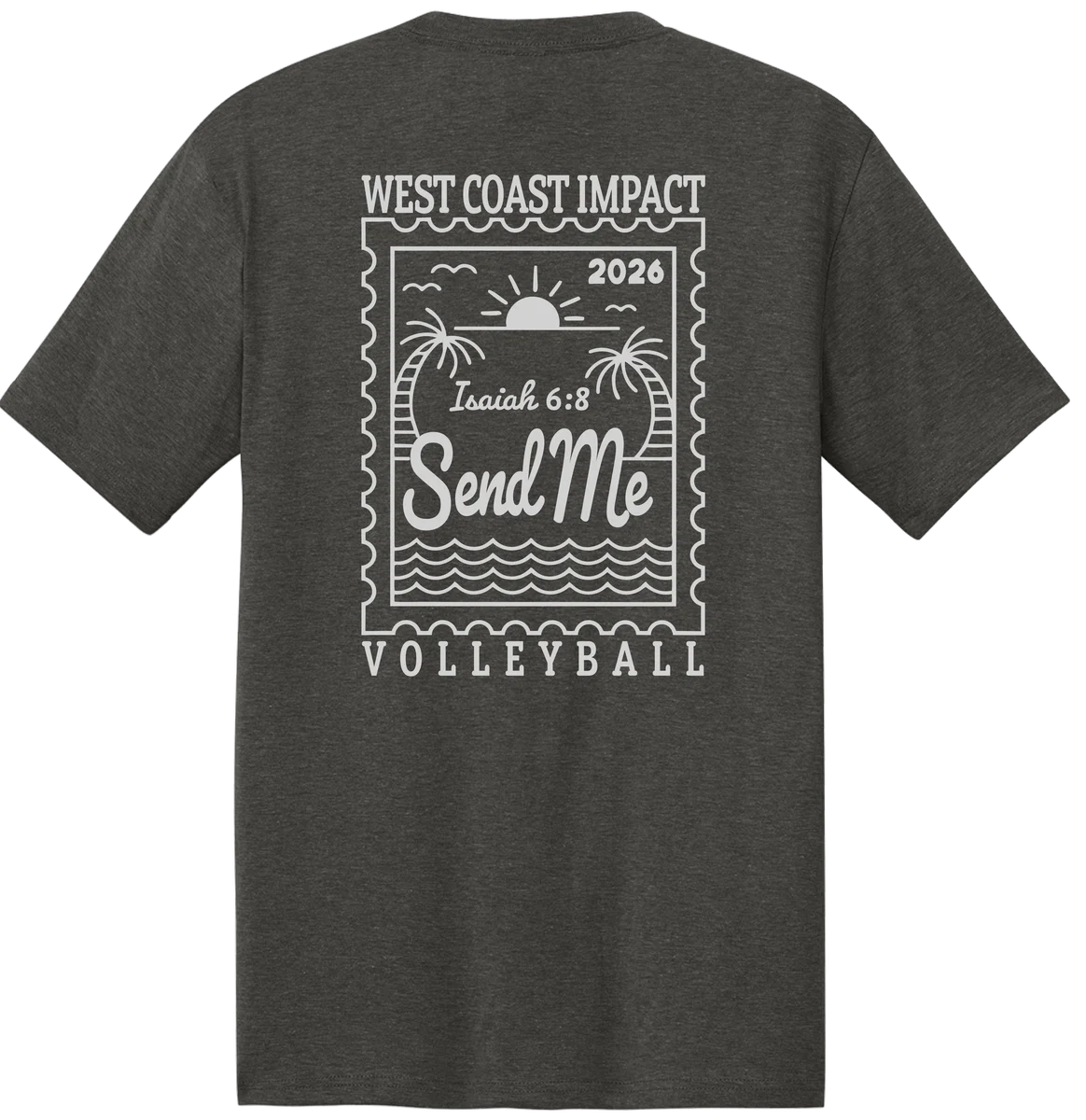 Send Me Stamp Charcoal — back