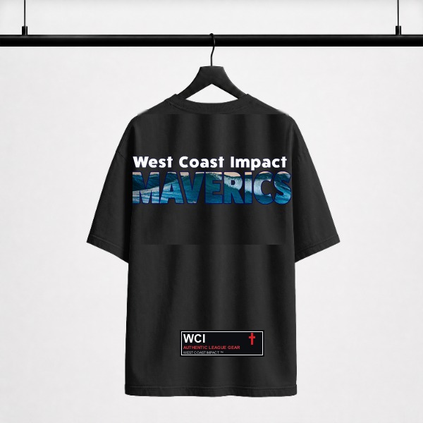 Maverics Wave Wordmark Tee